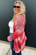 Cardigan rayé à pois ombrés Starstruck -